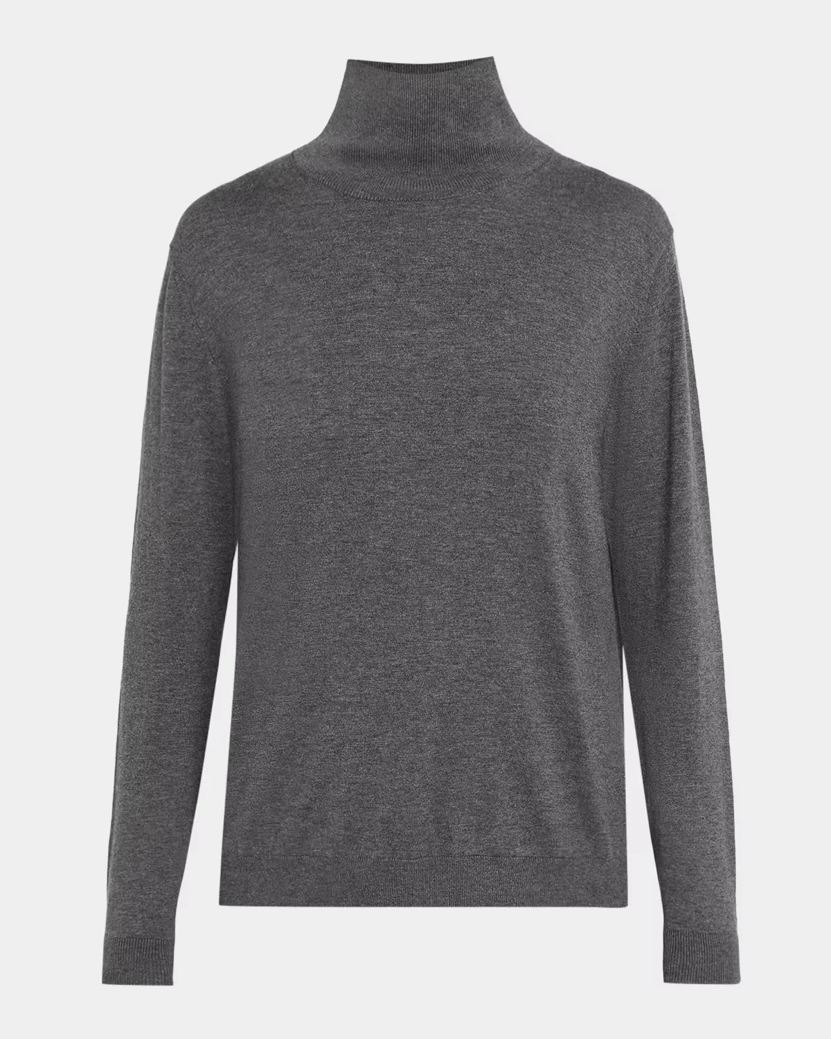 Kiku Turtleneck Silk-Wool Sweater by Max Mara