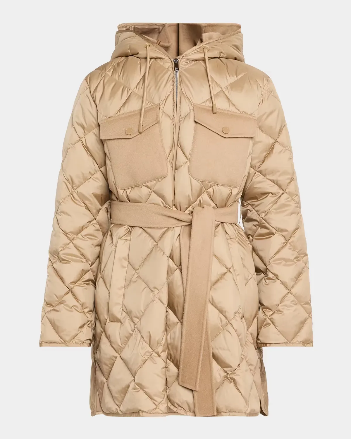 Fidato Quilted Hooded Coat by Max Mara