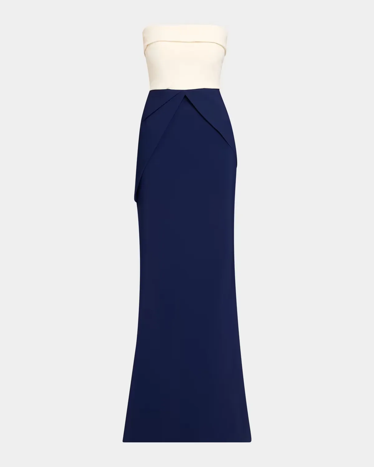 Sharuki Strapless Two-Tone Mermaid Gown by Chiara Boni La Petite Robe