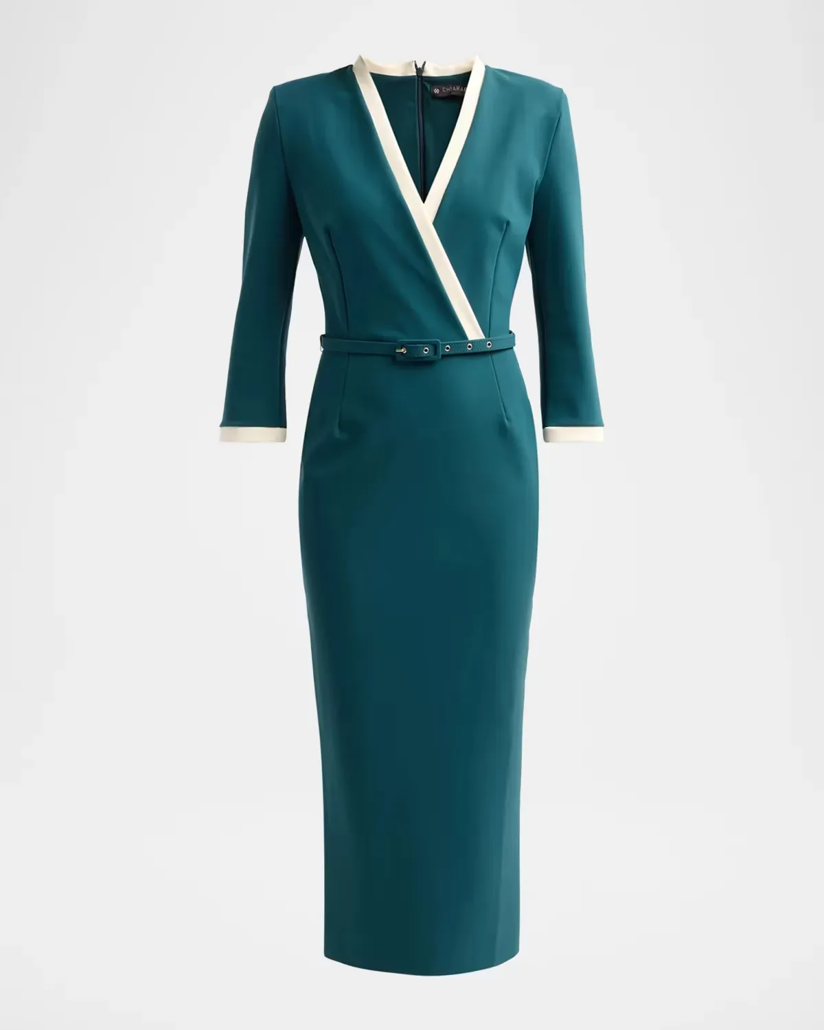 Arun Tie-Waist Midi Dress by Chiara Boni La Petite Robe