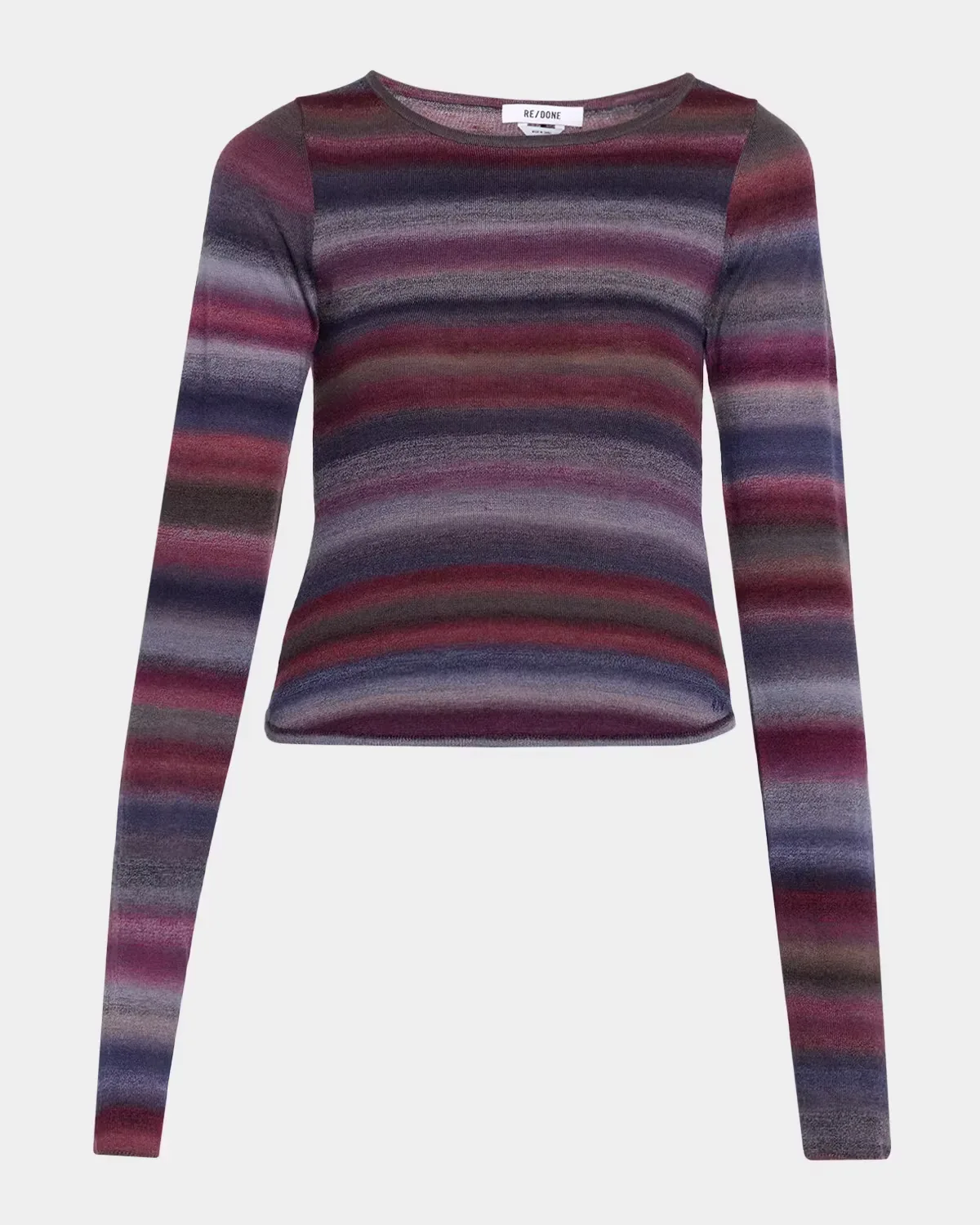 Nicki Stripe Wool Top by Re/Done
