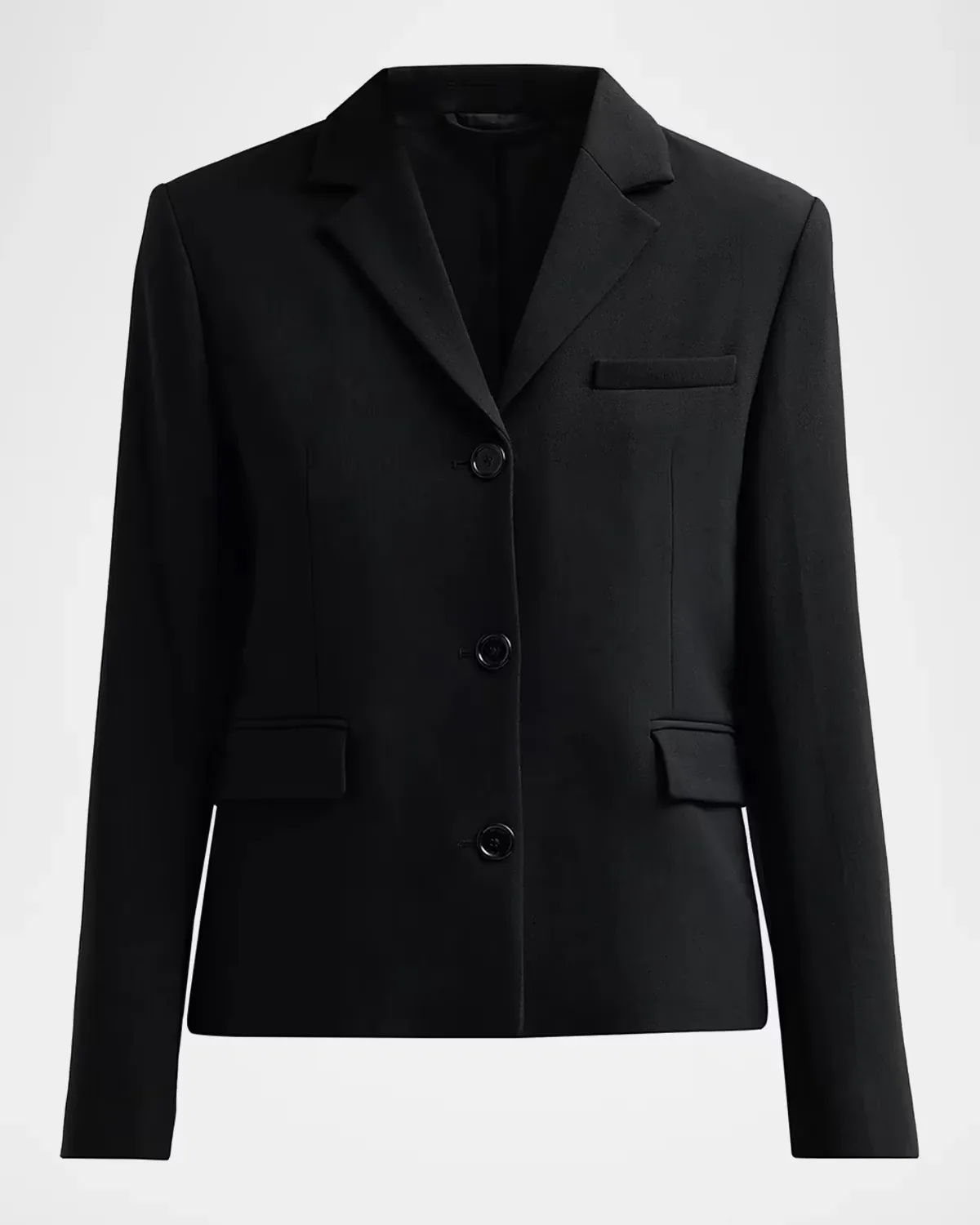 Stretch-Wool Blazer by Totême