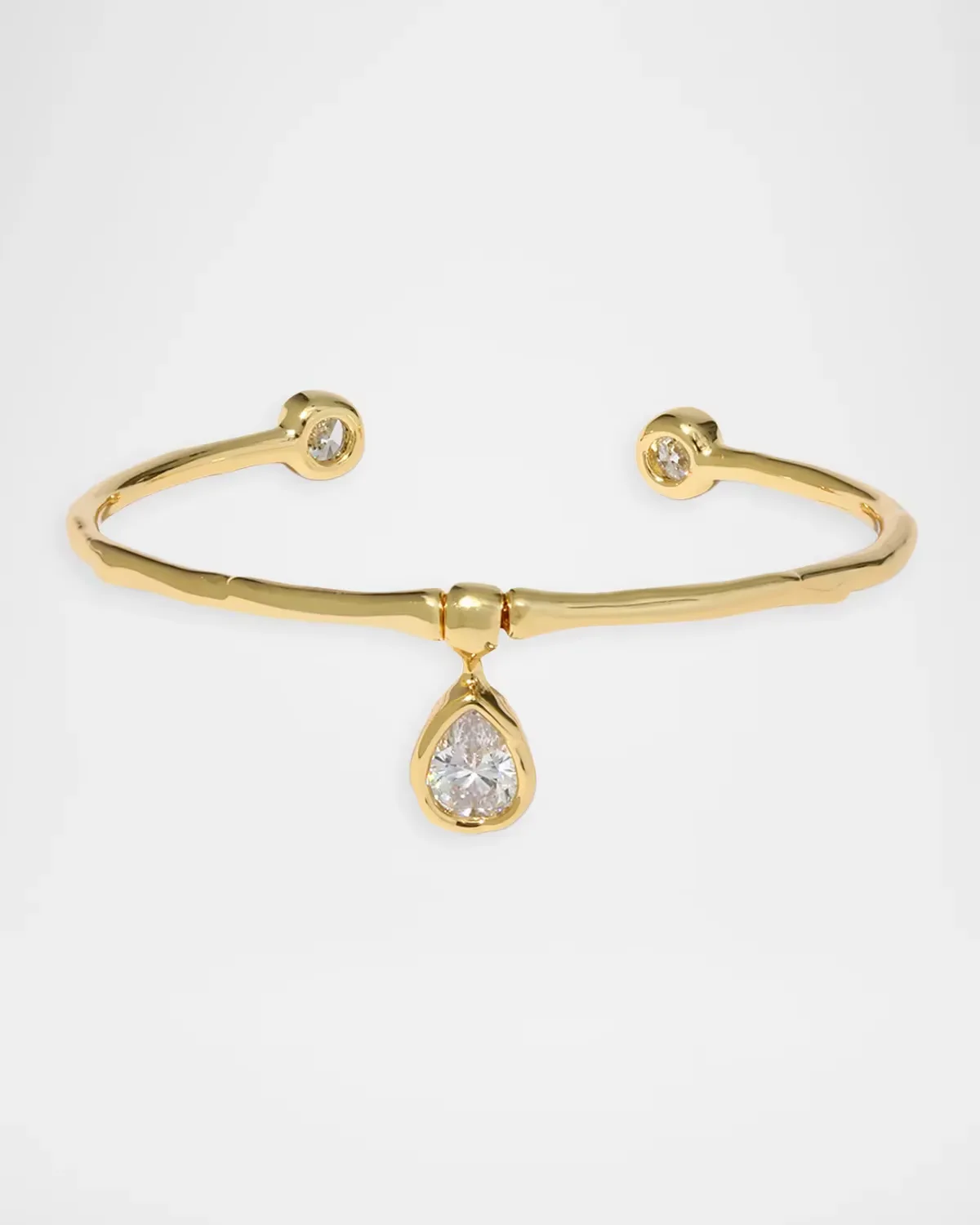 Asterales 14K-Gold-Plated Cubic Zirconia Cuff by Alexis Bittar