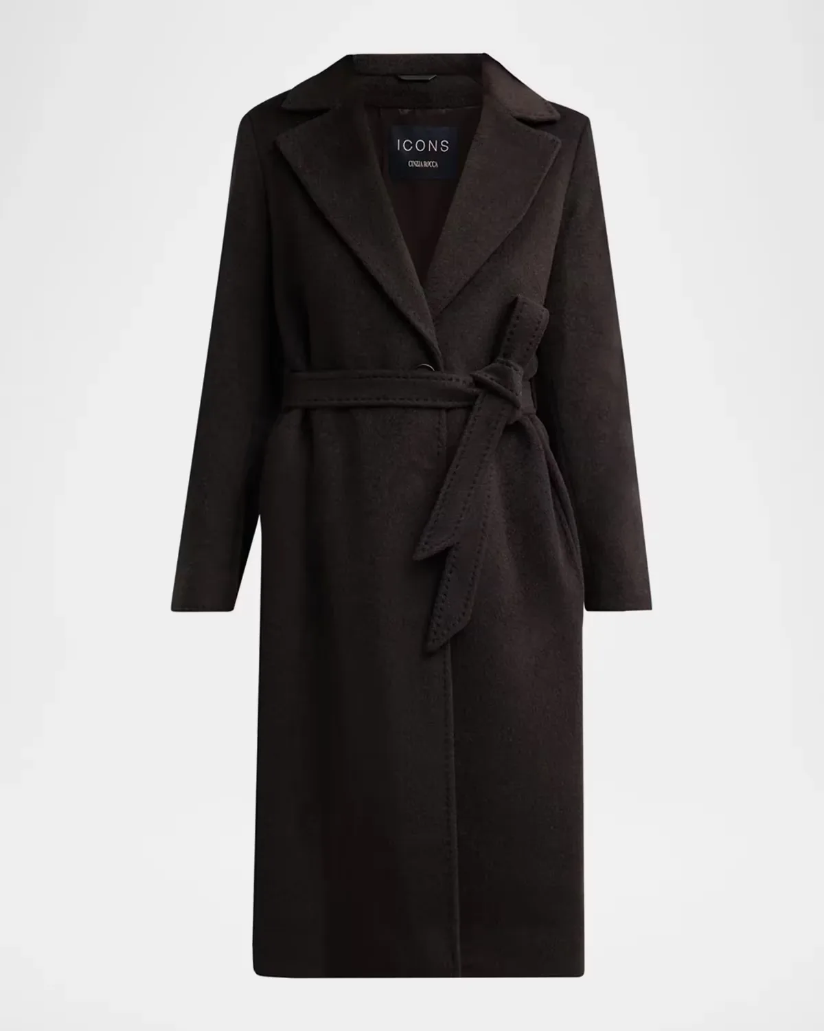 Icons Long Wrap Coat by Cinzia Rocca