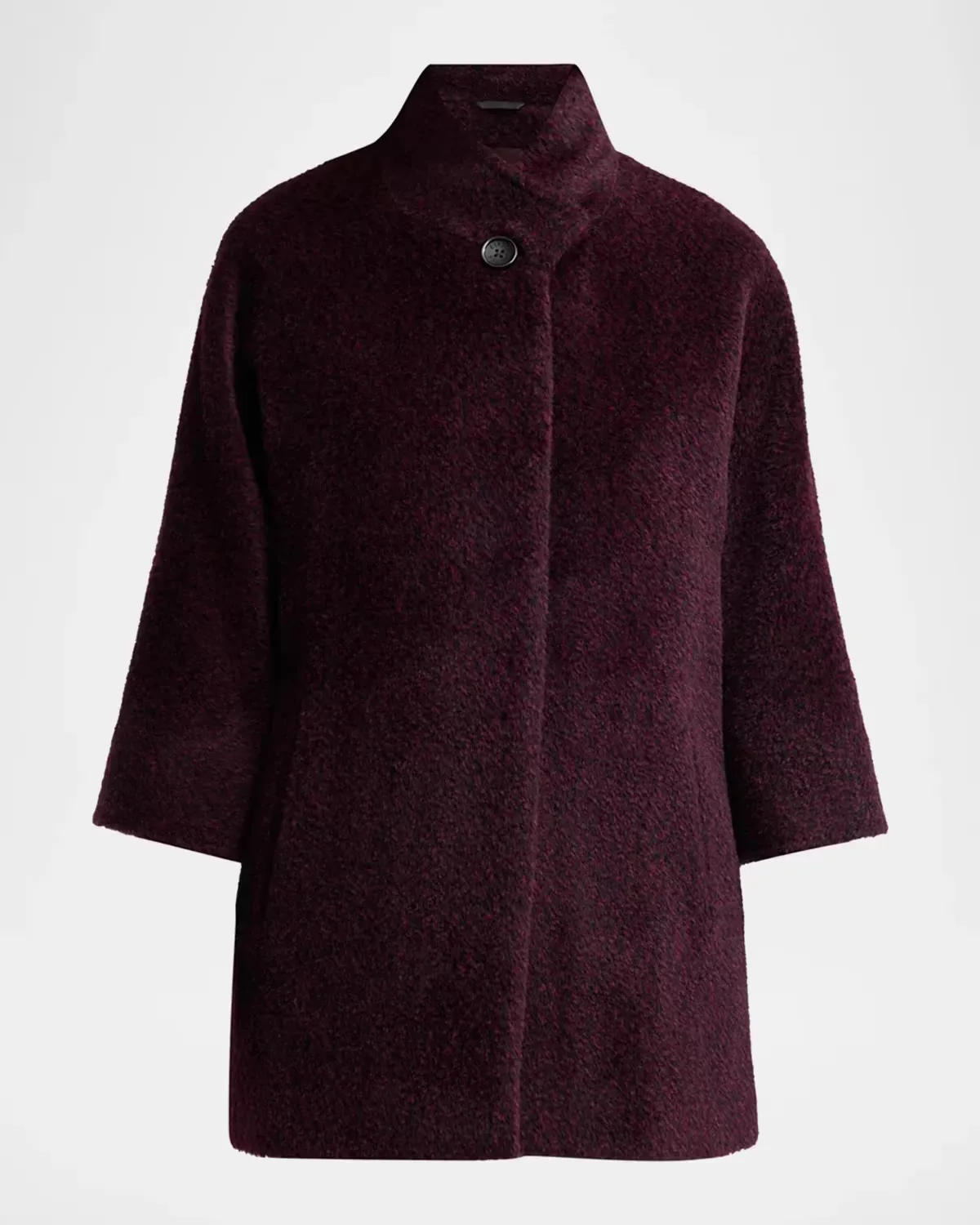 Three-Quarter-Length-Sleeve Coat by Cinzia Rocca