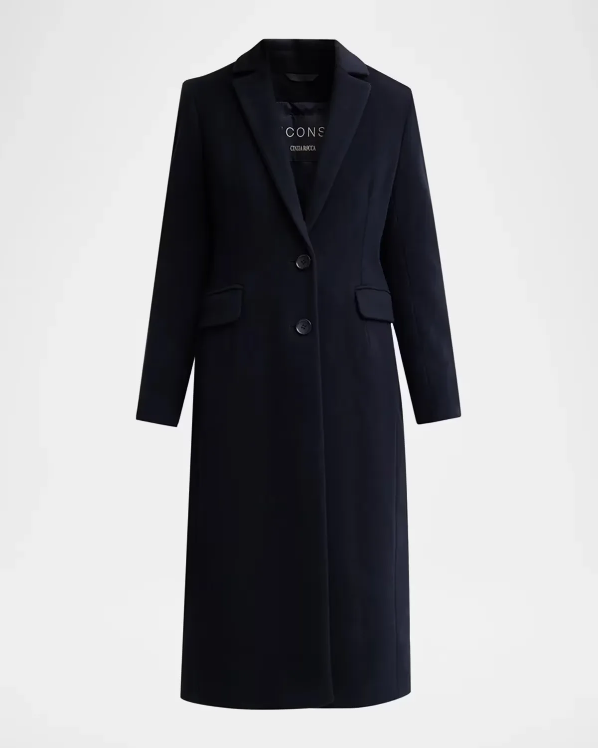 Icons Wool-Blend Longline Coat by Cinzia Rocca