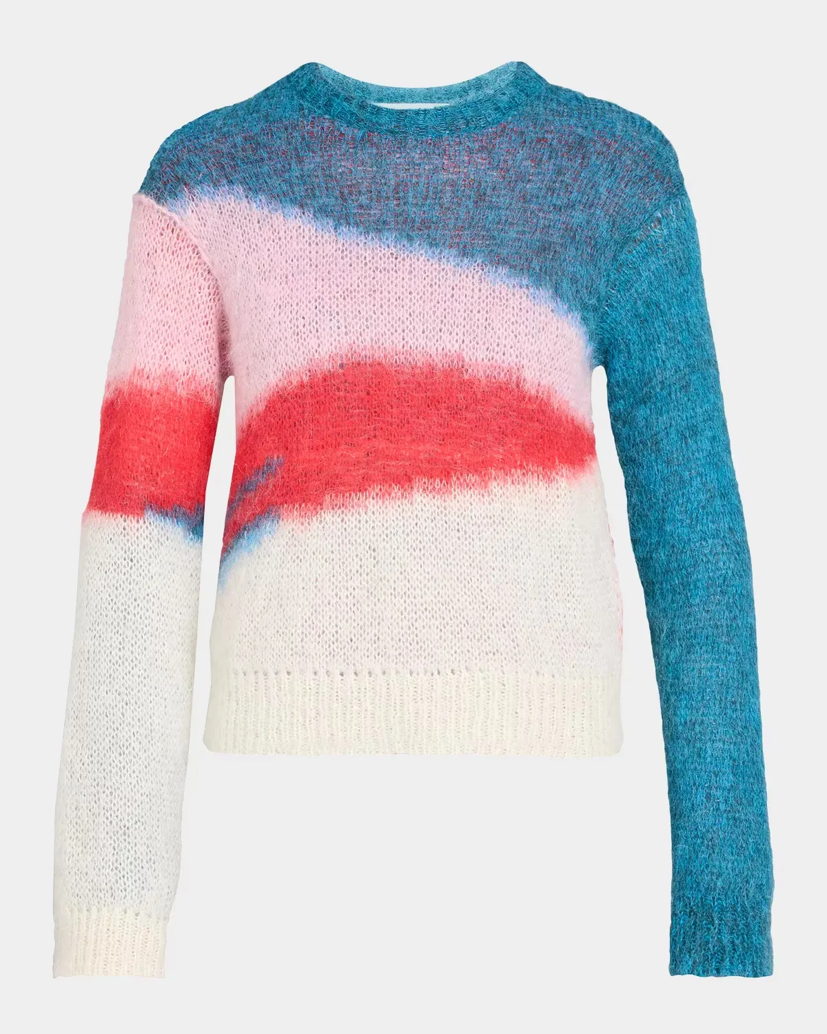 The Moodswing Colorblocked Mohair-Blend Sweater by MOTHER
