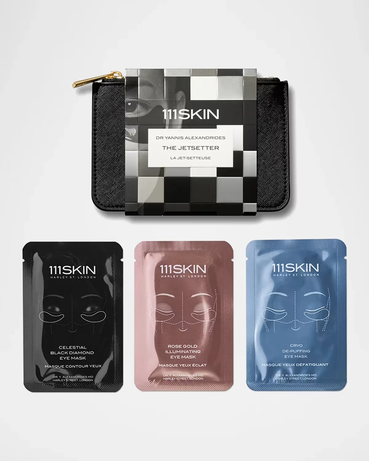 Jetsetter 3-Piece Eye Mask Set by 111SKIN