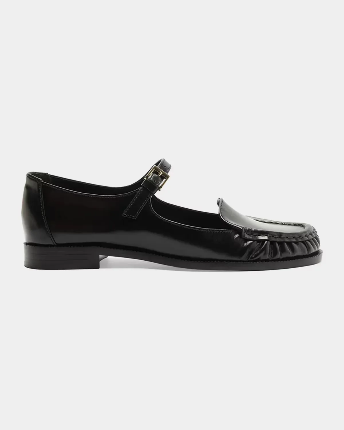 Tyla 20MM Leather Mary Jane Loafers by SCHUTZ
