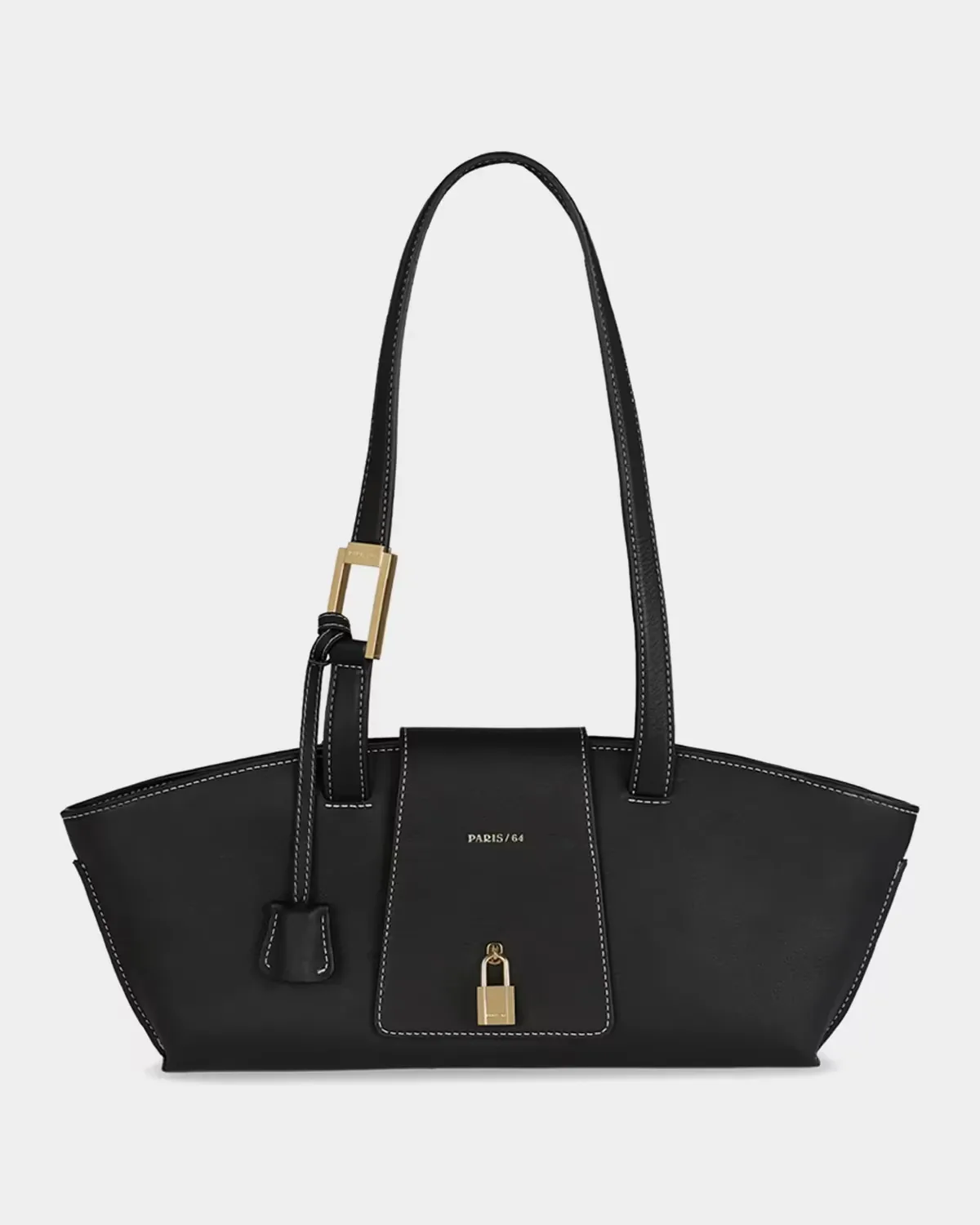 Trocadro Leather Shoulder Bag by PARIS/64