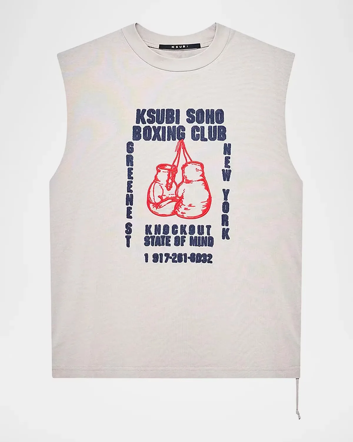 Logo-Embroidered Cotton Jersey Tank by Ksubi