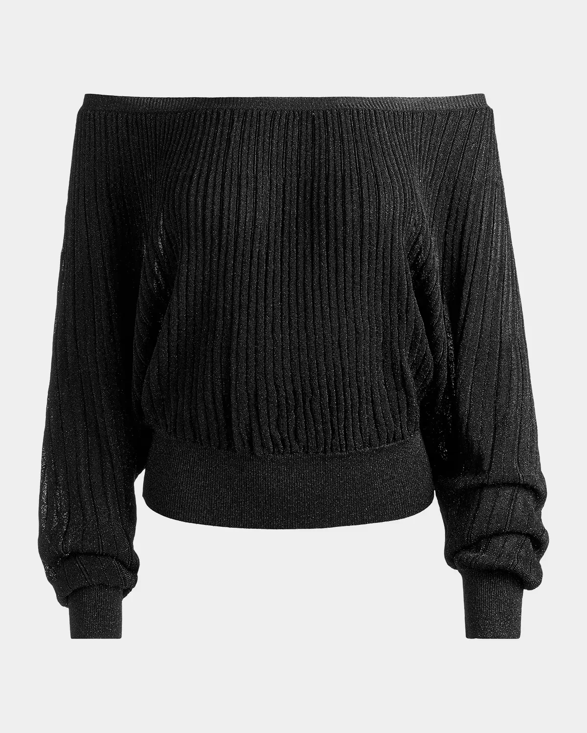 Cyril Pleated Off-Shoulder Top by Alice + Olivia