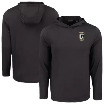 MLS Columbus Crew Coastline Epic Comfort Eco Recycled Long Sleeve Hoodie T-Shirt by Cutter & Buck