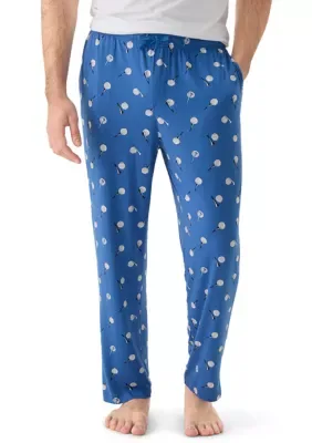 Soft Touch Golf Ball and Tee Sleepwear Pants by Pga Tour