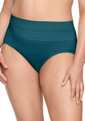 No Pinching No Problems Dig-Free Comfort Waist with Smooth and Seamless Briefs by Warner's