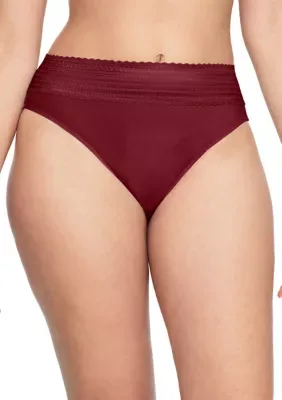 No Pinching No Problems Dig-Free Comfort Waist Microfiber Hi-Cut Brief by Warner's