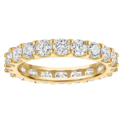 Jordan Blue NYC Lab Created Sterling Silver 2.5Ct Lab Grown Diamond Eternity Band