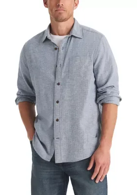 Solid Flannel Shirt by Nautica