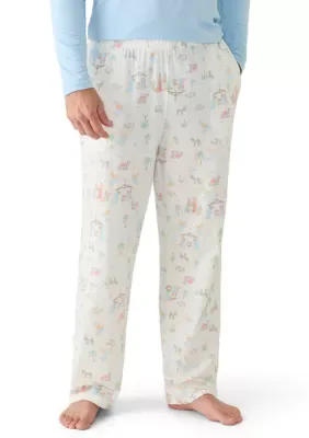 Nativity Print Pajama Pants by Pajamarama