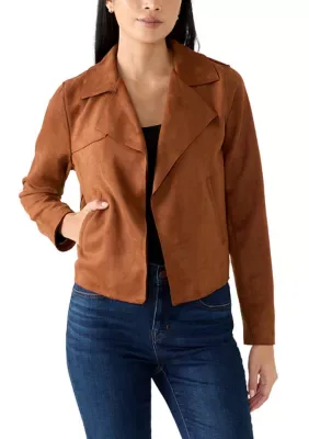 Faux Suede Jacket