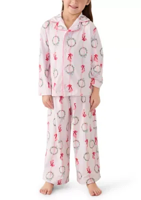 Striped Stocking Print Pajama Set by Pajamarama
