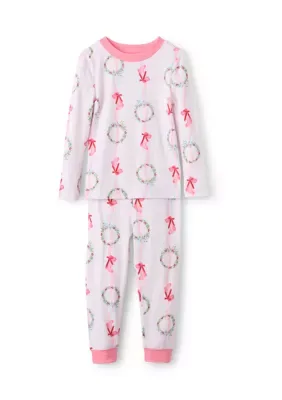 Striped Stocking Print Pajama Set by Pajamarama