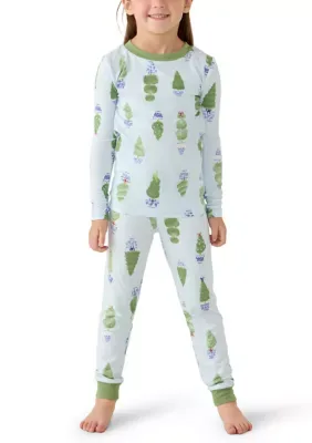 Topiary Print Pajama Set by Pajamarama