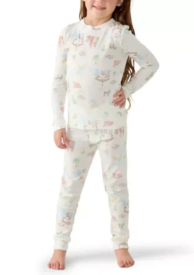 Nativity Print Pajama Set by Pajamarama