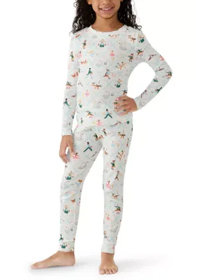 Twelve Days of Christmas Print Pajama Set by Pajamarama