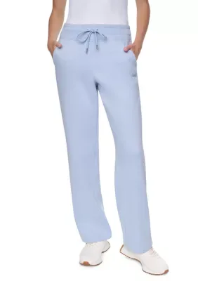 Sport Embroidery Logo Mid Rise Track Pants with Pockets