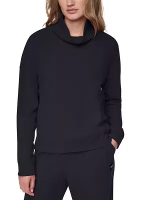 Sport Rib Funnel Neck Pullover