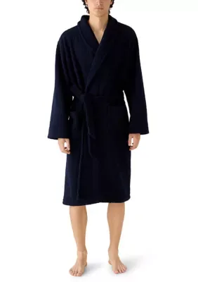 Boucle Fleece Shawl Robe by Crown & Ivy