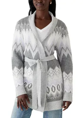 Long Sleeve Fair Isle Cardigan by Oak & Trellis
