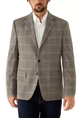 Plaid Sport Coat by IZOD