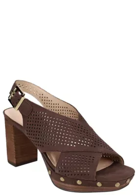 Ambree2 Perforated Sandal by Pelle Moda