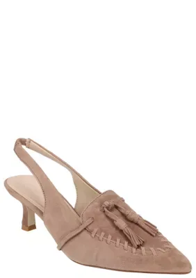 Kesia Tassel Sling Back Pump by Pelle Moda