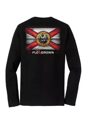 Long Sleeve Hickory Flag Graphic Shirt by Flogrown