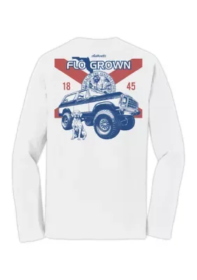 Long Sleeve Classic Truck Graphic Shirt by Flogrown