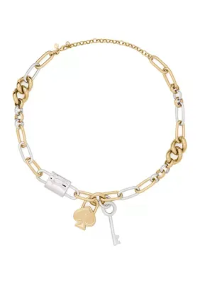Lock Charm Bracelet, 8 In by kate spade