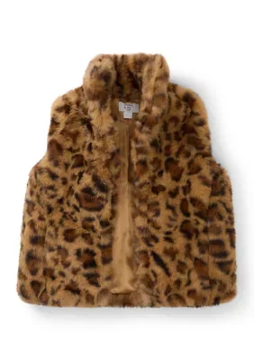 Faux Fur Vest by Crown & Ivy