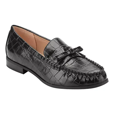 Laynei Almond Toe Slip-On Casual Loafers by Bandolino