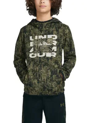 Camo Piqu Fleece Hoodie by Under Armour