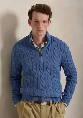 Cable Knit Cotton Sweater