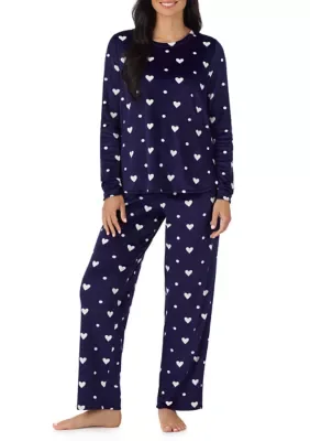 Long Sleeve Shirt and Pants Pajama Set by Cuddl Duds