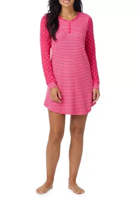 Long Sleeve Sleepshirt by Cuddl Duds