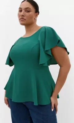 Romantic Mood Peplum Top