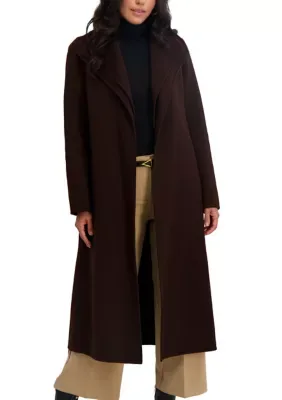 Elliot Double Collar Wrap Coat with Belt by Tahari