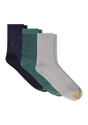 Botanical Midi Socks - 3-Pack by Gold Toe