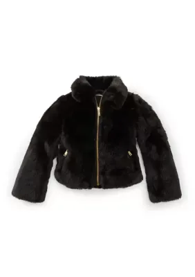 Animal Faux Fur Jacket by Crown & Ivy