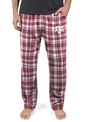 NCAA Texas A&M Aggies Medlet Plaid Pajama Pants by College Concepts